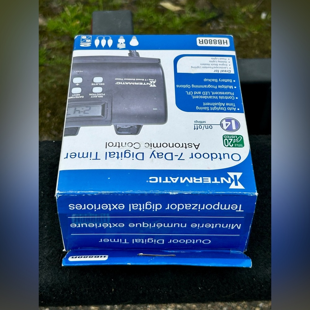 Intermatic HB880R Outdoor 7-Day Programming Astronomic Self Adjusting Timer
